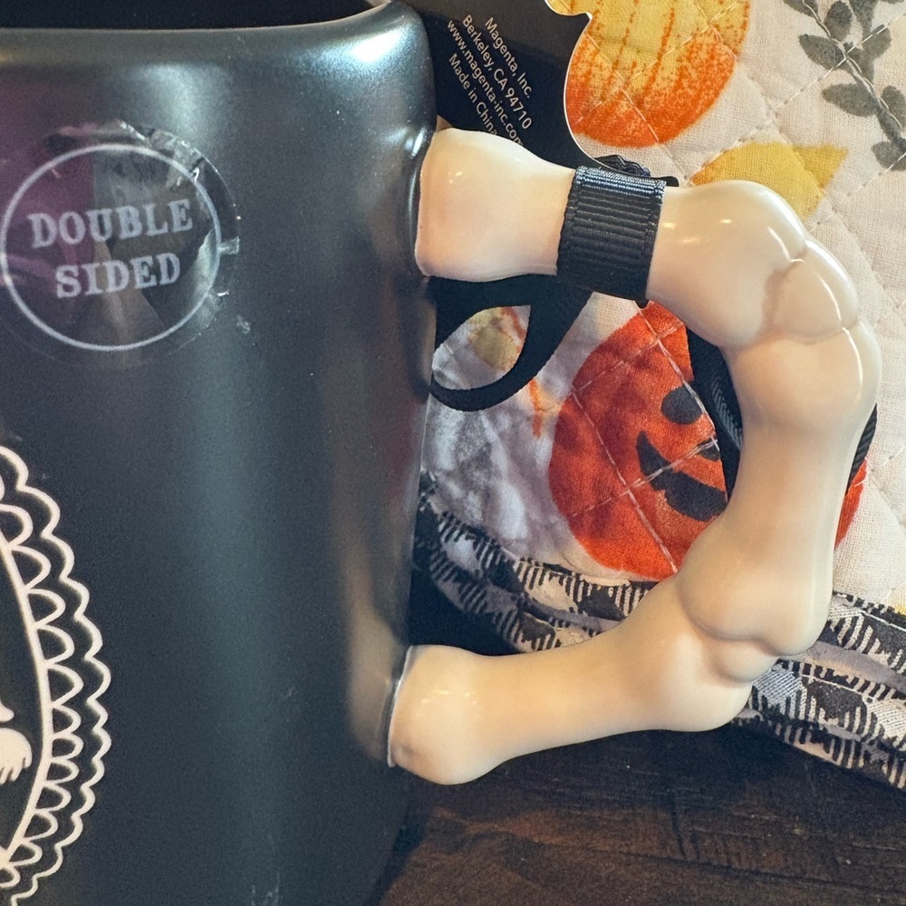 Rae Dunn Black 'Besties to the Bone' Mug - Picture 5 of 5